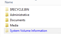 System Volume Information